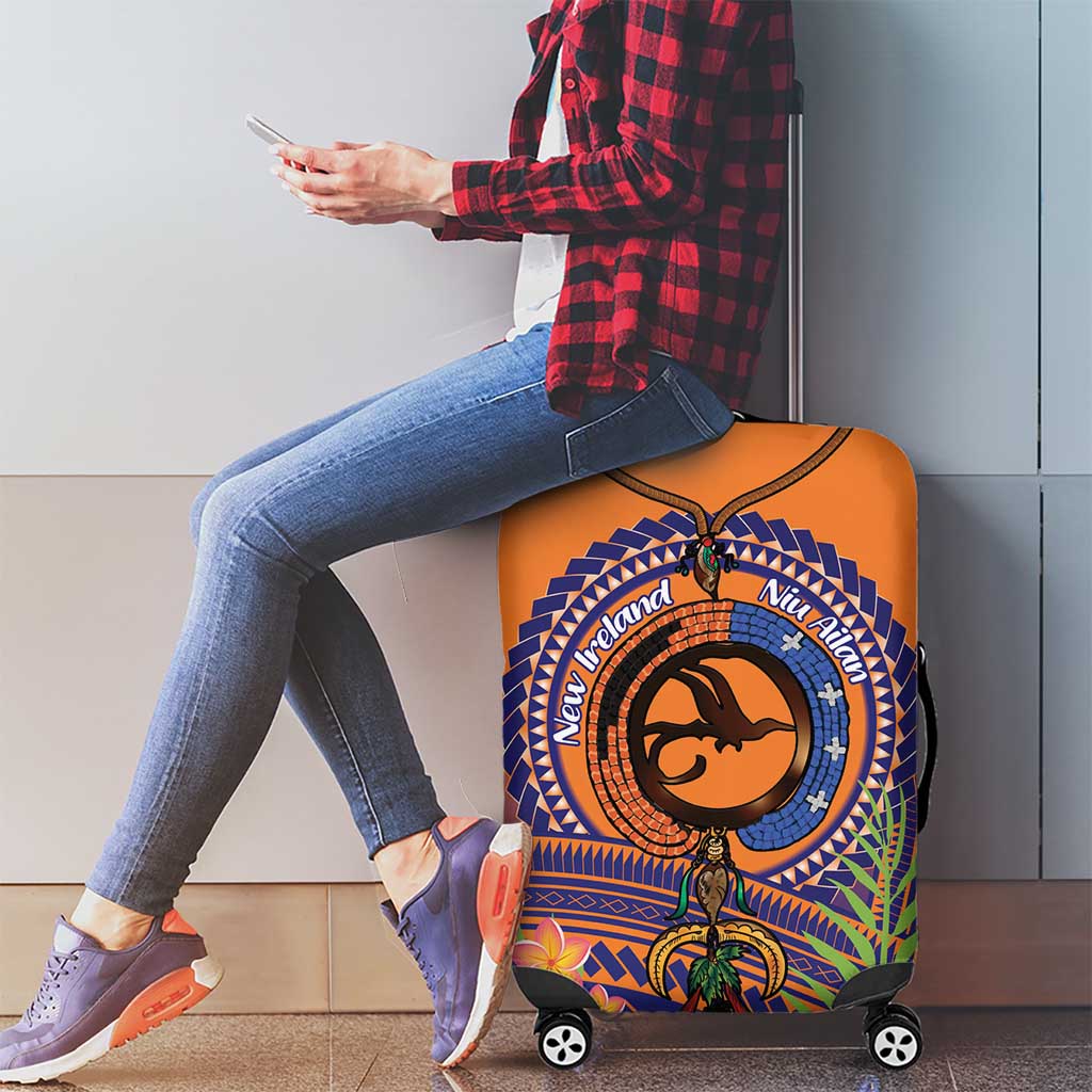 PNG New Ireland Province Luggage Cover Niu Ailan Necklace Polynesian Tattoo LT14 - Polynesian Pride