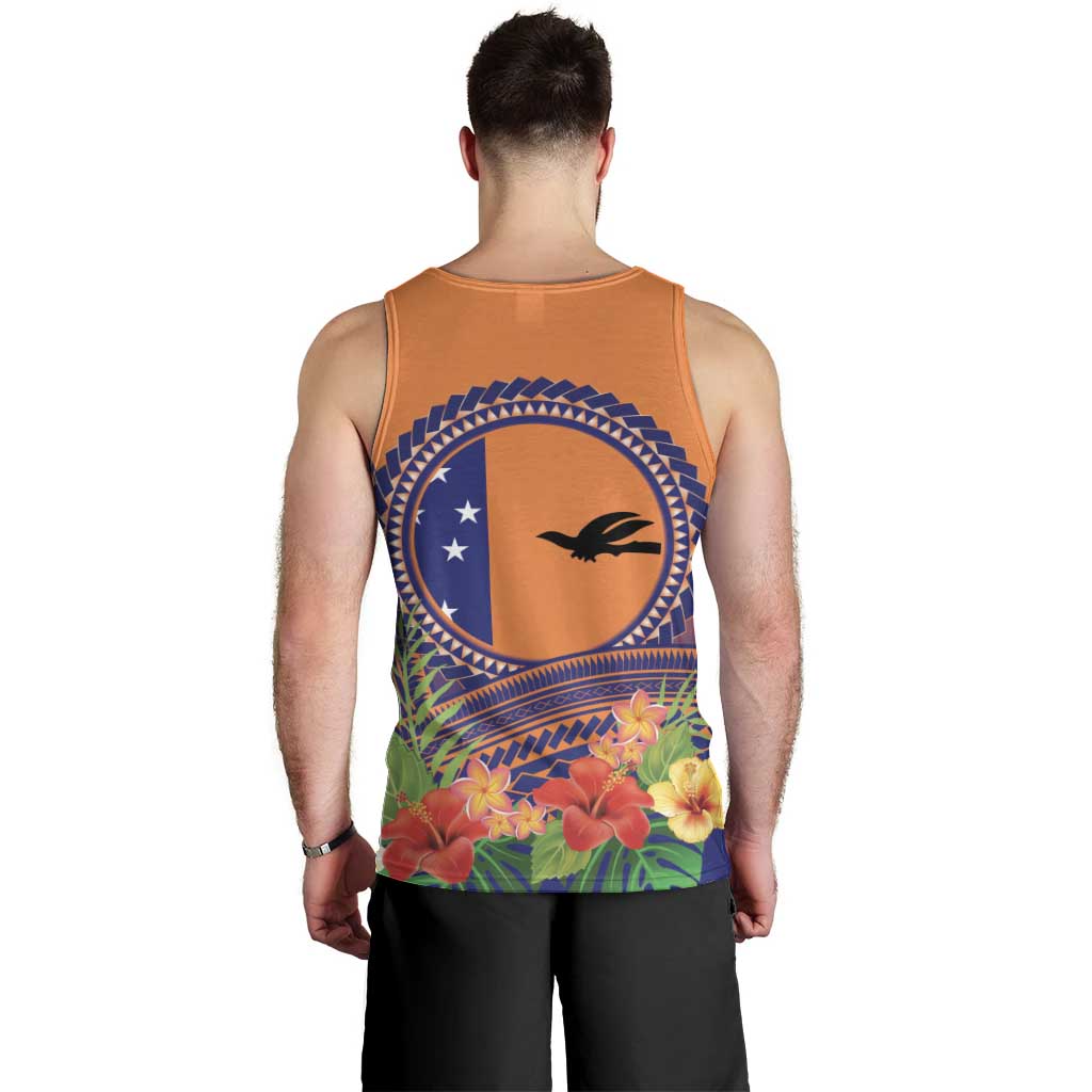 PNG New Ireland Province Men Tank Top Niu Ailan Necklace Polynesian Tattoo LT14 - Polynesian Pride