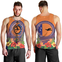 PNG New Ireland Province Men Tank Top Niu Ailan Necklace Polynesian Tattoo LT14 - Polynesian Pride