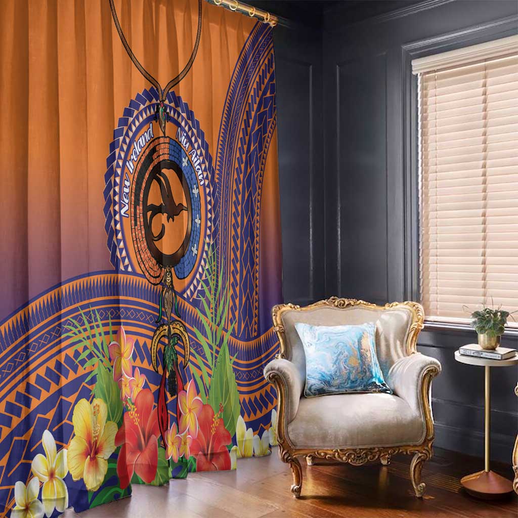 PNG New Ireland Province Window Curtain Niu Ailan Necklace Polynesian Tattoo - Polynesian Pride