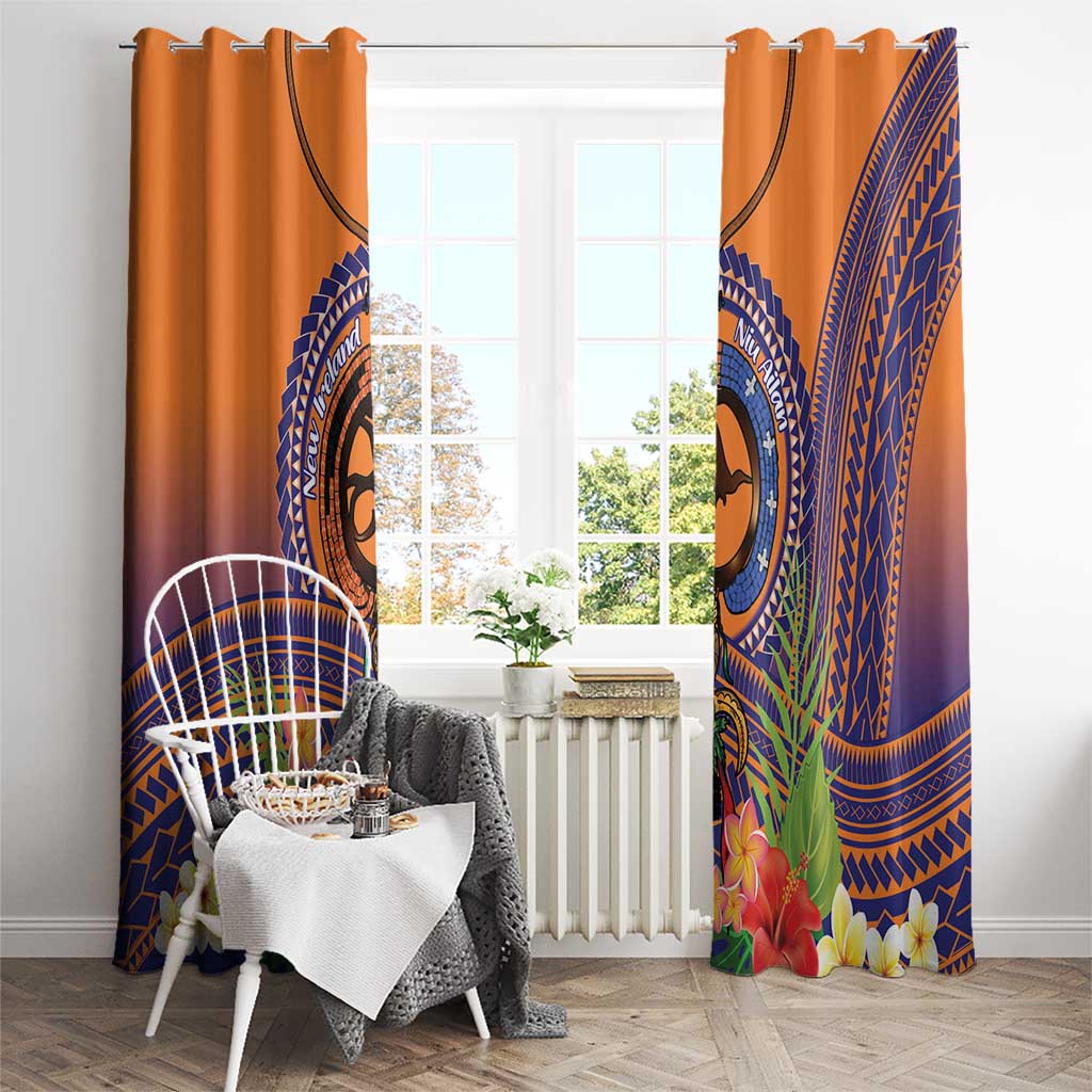 PNG New Ireland Province Window Curtain Niu Ailan Necklace Polynesian Tattoo - Polynesian Pride