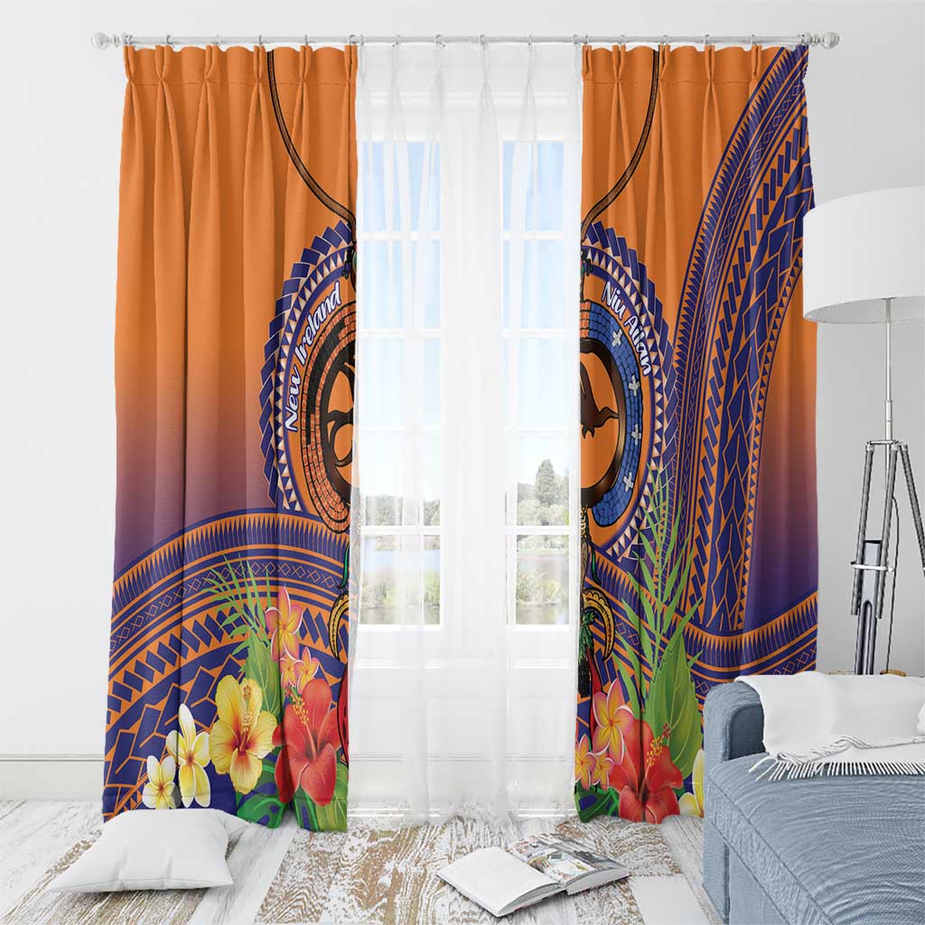 PNG New Ireland Province Window Curtain Niu Ailan Necklace Polynesian Tattoo - Polynesian Pride