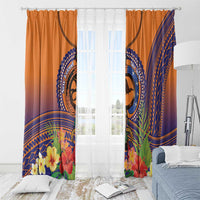 PNG New Ireland Province Window Curtain Niu Ailan Necklace Polynesian Tattoo - Polynesian Pride