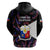 Philippines Football Hoodie 2023 World Cup Go Filipinas Feather Black Version LT14 - Polynesian Pride