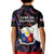 Philippines Football Kid Polo Shirt 2023 World Cup Go Filipinas Feather Black Version LT14 - Polynesian Pride