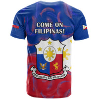 Philippines Football T Shirt 2023 World Cup Go Filipinas Feather Flag Version LT14 - Polynesian Pride