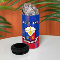 Custom Philippines Football 4 in 1 Can Cooler Tumbler World Cup Go Filipinas Feather Flag Version