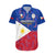 Custom Philippines Football Hawaiian Shirt 2023 World Cup Go Filipinas Feather Flag Version LT14 Blue - Polynesian Pride