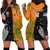 Custom Fiji And Australia Rugby Hoodie Dress Fijian Tapa Pattern With Aussie Aboriginal Art