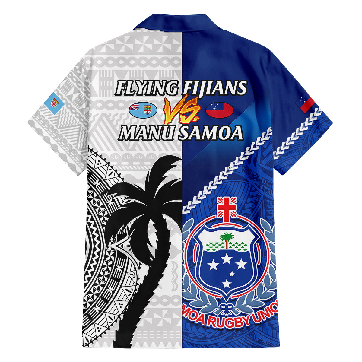 fiji-and-samoa-rugby-family-matching-tank-maxi-dress-and-hawaiian-shirt-2023-world-cup-samoan-mix-tapa-pattern