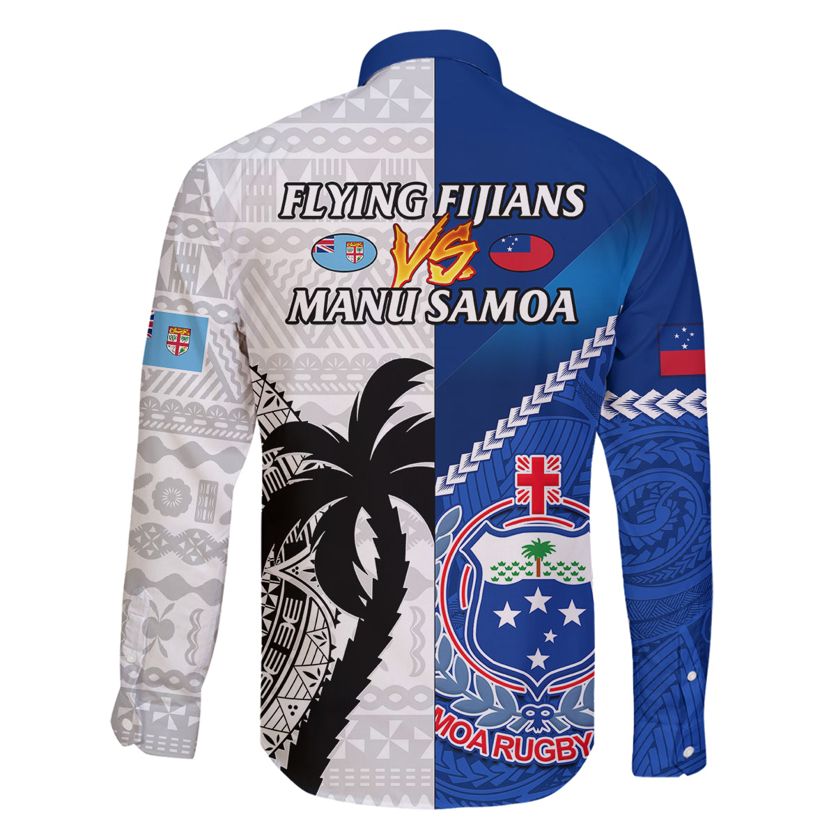 fiji-and-samoa-rugby-family-matching-tank-maxi-dress-and-hawaiian-shirt-2023-world-cup-samoan-mix-tapa-pattern