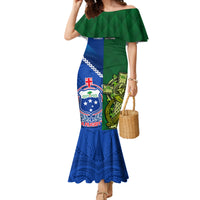 samoa-and-ireland-rugby-family-matching-mermaid-dress-and-hawaiian-shirt-2023-world-cup-manu-samoa-with-shamrocks