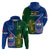 Samoa And Ireland Rugby Hoodie 2023 World Cup Manu Samoa With Shamrocks LT14 - Polynesian Pride