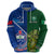 Samoa And Ireland Rugby Hoodie 2023 World Cup Manu Samoa With Shamrocks LT14 - Polynesian Pride