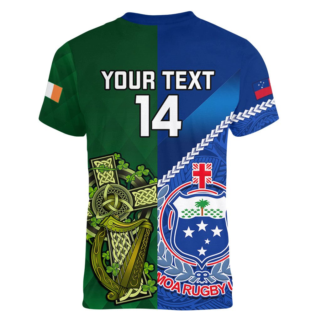 custom-samoa-and-ireland-rugby-women-v-neck-t-shirt-2023-world-cup-manu-samoa-with-shamrocks