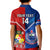 Custom Samoa And Tonga Rugby Kid Polo Shirt 2023 World Cup Manu Samoa With Ikale Tahi LT14 - Polynesian Pride