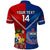 Custom Samoa And Tonga Rugby Polo Shirt 2023 World Cup Manu Samoa With Ikale Tahi LT14 - Polynesian Pride