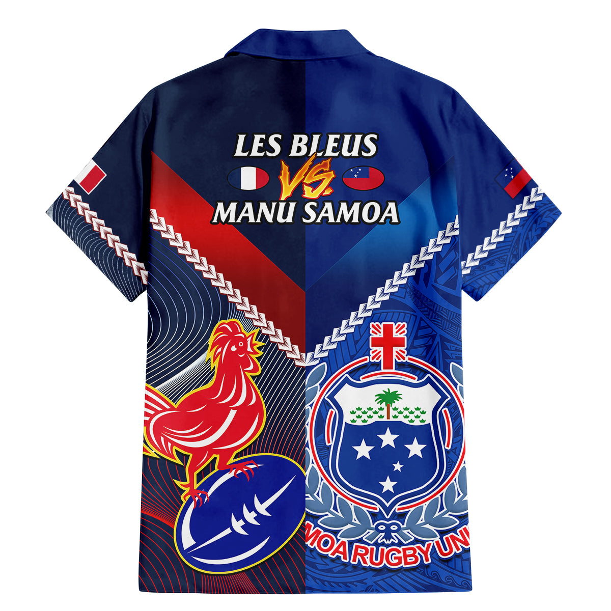 samoa-and-france-rugby-family-matching-mermaid-dress-and-hawaiian-shirt-2023-world-cup-manu-samoa-with-les-bleus