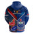 Samoa And France Rugby Hoodie 2023 World Cup Manu Samoa With Les Bleus LT14 - Polynesian Pride