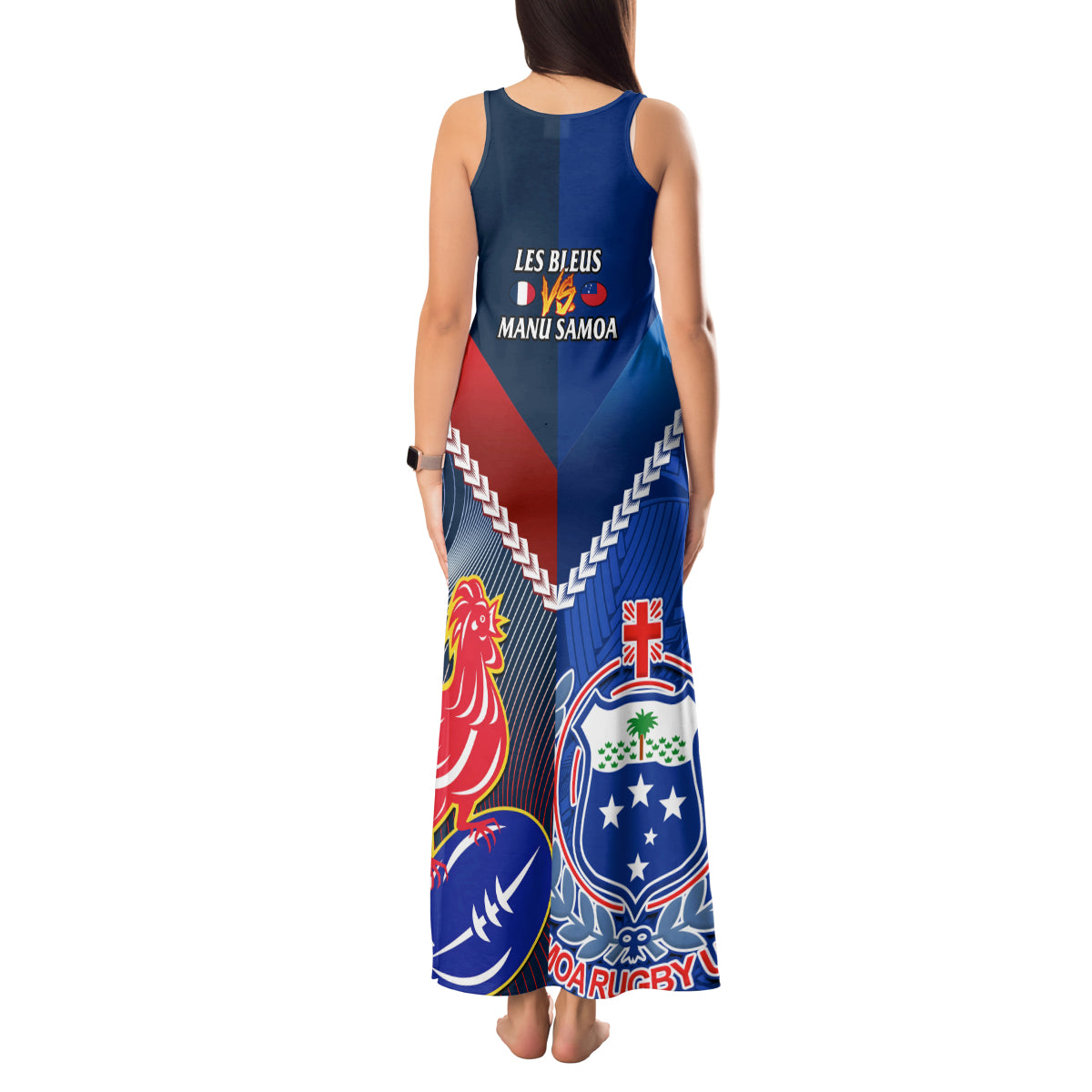 samoa-and-france-rugby-tank-maxi-dress-2023-world-cup-manu-samoa-with-les-bleus