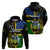 South Sea Islanders Hoodie Dress Kanakas With Solomon Islands Coat Of Arms LT14 - Polynesian Pride