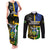 personalised-south-sea-islanders-couples-matching-tank-maxi-dress-and-long-sleeve-button-shirts-kanakas-with-solomon-islands-coat-of-arms