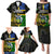 Personalised South Sea Islanders Family Matching Puletasi Dress and Hawaiian Shirt Kanakas With Solomon Islands Coat Of Arms LT14 - Polynesian Pride