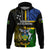 Personalised South Sea Islanders Hoodie Kanakas With Solomon Islands Coat Of Arms LT14 Black - Polynesian Pride