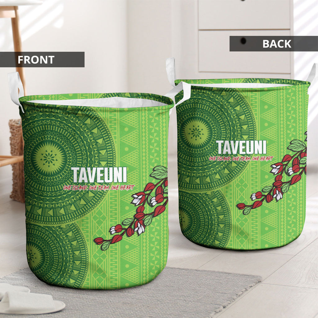 Taveuni Fiji 2026 Rugby Laundry Basket Tagimoucia Fijian Tapa Pattern LT14 - Polynesian Pride