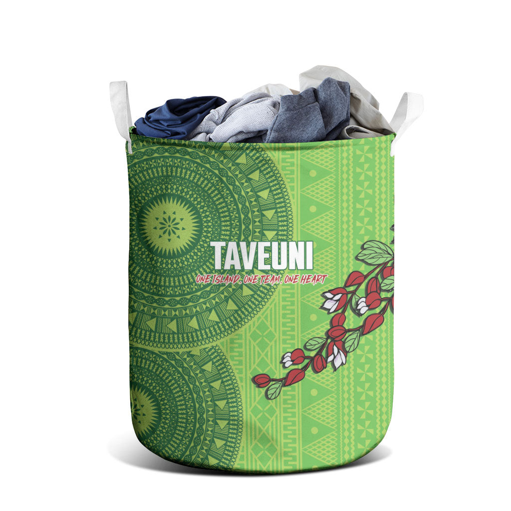 Taveuni Fiji 2026 Rugby Laundry Basket Tagimoucia Fijian Tapa Pattern LT14 - Polynesian Pride