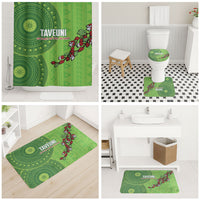 Taveuni Fiji 2026 Rugby Bathroom Set Tagimoucia Fijian Tapa Pattern LT14 - Polynesian Pride