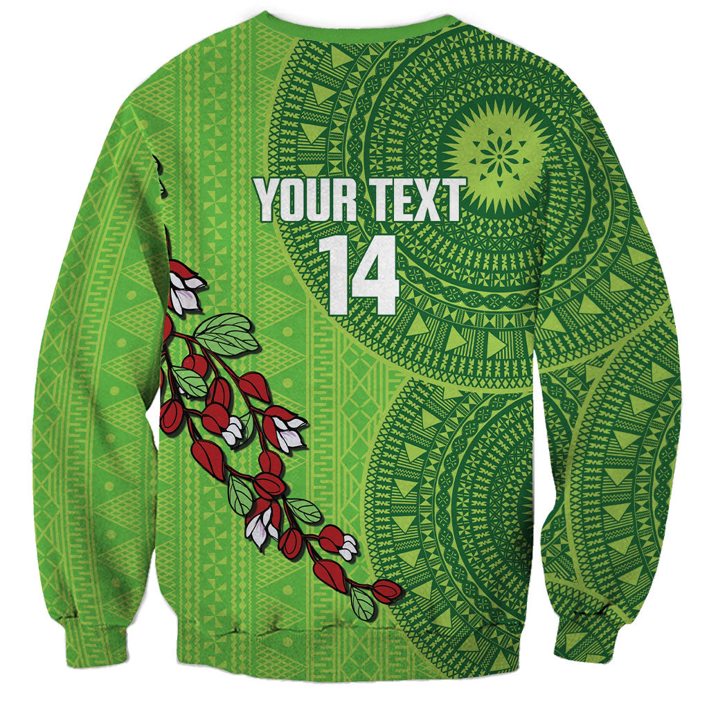 Taveuni Fiji 2026 Rugby Custom Sweatshirt Tagimoucia Fijian Tapa Pattern LT14 - Polynesian Pride