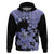 Purple Hawaii Hoodie Tapa Cloth Mix Tropical Flowers Pastel Vibes LT14 Purple - Polynesian Pride