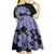 Purple Hawaii Kid Short Sleeve Dress Tapa Cloth Mix Tropical Flowers Pastel Vibes LT14 - Polynesian Pride