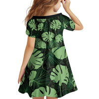 Green Hawaii Kukui Nut Lei Family Matching Puletasi and Hawaiian Shirt Hawaiian Pattern Monstera Tropical Vibes - Polynesian Pride