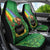 Hawaii Saint Patrick's Day Car Seat Cover Funny Leprechaun With Pot Of Gold - Polynesian Tattoo