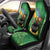 Hawaii Saint Patrick's Day Car Seat Cover Funny Leprechaun With Pot Of Gold - Polynesian Tattoo