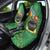 Hawaii Saint Patrick's Day Car Seat Cover Funny Leprechaun With Pot Of Gold - Polynesian Tattoo