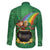 Hawaii Saint Patrick's Day Family Matching Tank Maxi Dress and Hawaiian Shirt Funny Leprechaun With Pot Of Gold - Polynesian Tattoo
