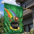 Hawaii Saint Patrick's Day Garden Flag Funny Leprechaun With Pot Of Gold - Polynesian Tattoo