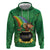 Hawaii Saint Patrick's Day Hoodie Funny Leprechaun With Pot Of Gold - Polynesian Tattoo