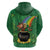 Hawaii Saint Patrick's Day Hoodie Funny Leprechaun With Pot Of Gold - Polynesian Tattoo