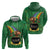 Hawaii Saint Patrick's Day Hoodie Funny Leprechaun With Pot Of Gold - Polynesian Tattoo