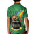 Hawaii Saint Patrick's Day Kid Polo Shirt Funny Leprechaun With Pot Of Gold - Polynesian Tattoo