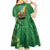 Hawaii Saint Patrick's Day Kid Short Sleeve Dress Funny Leprechaun With Pot Of Gold - Polynesian Tattoo