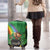 Hawaii Saint Patrick's Day Luggage Cover Funny Leprechaun With Pot Of Gold - Polynesian Tattoo