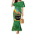 Hawaii Saint Patrick's Day Mermaid Dress Funny Leprechaun With Pot Of Gold - Polynesian Tattoo