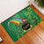 Hawaii Saint Patrick's Day Rubber Doormat Funny Leprechaun With Pot Of Gold - Polynesian Tattoo