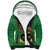 Hawaii Saint Patrick's Day Sherpa Hoodie Funny Leprechaun With Pot Of Gold - Polynesian Tattoo