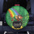 Hawaii Saint Patrick's Day Spare Tire Cover Funny Leprechaun With Pot Of Gold - Polynesian Tattoo